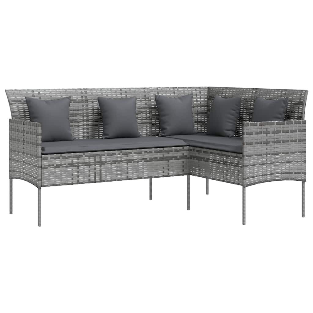 vidaXL Loungeset 5-delig Grijs - 35% Korting! (Lichte Schade)