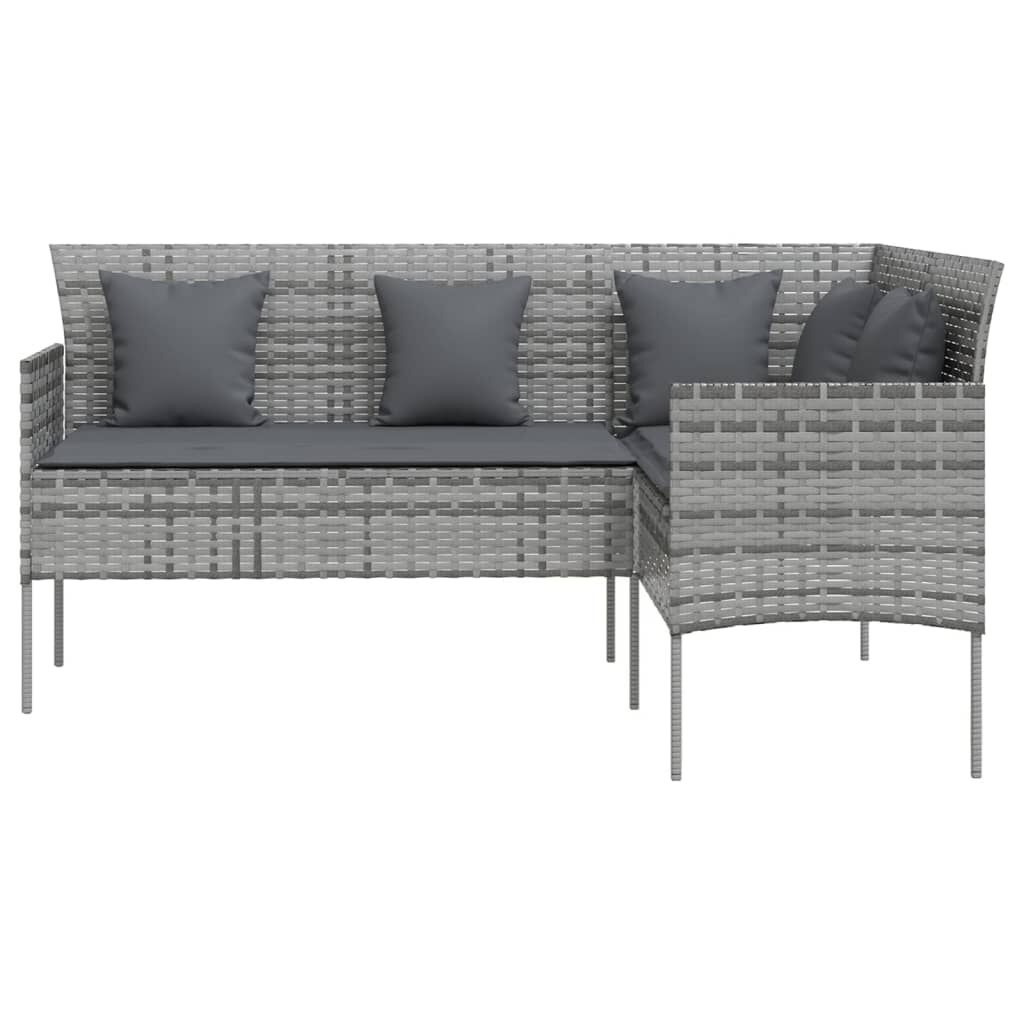 vidaXL Loungeset 5-delig Grijs - 35% Korting! (Lichte Schade)
