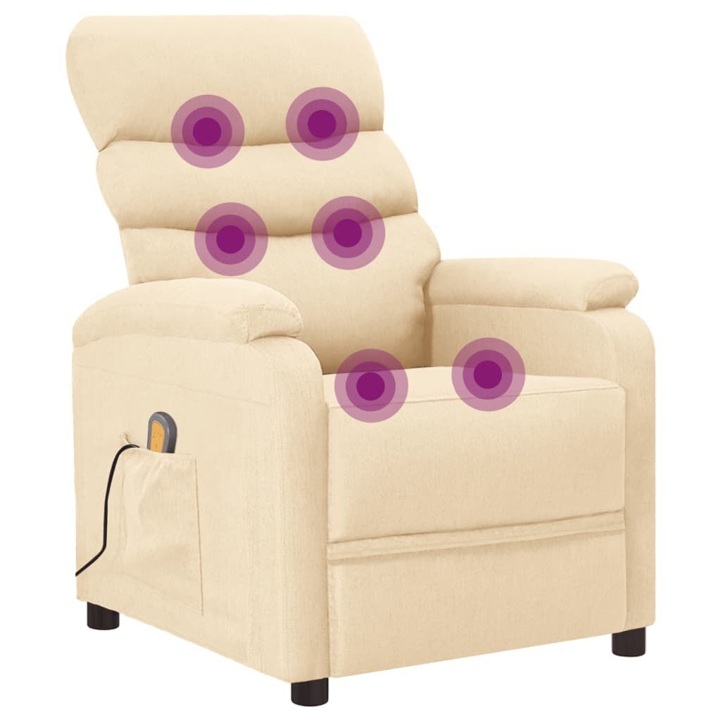 VidaXL Massagestoel Crème - Zo Goed Als Nieuw! 35% Korting