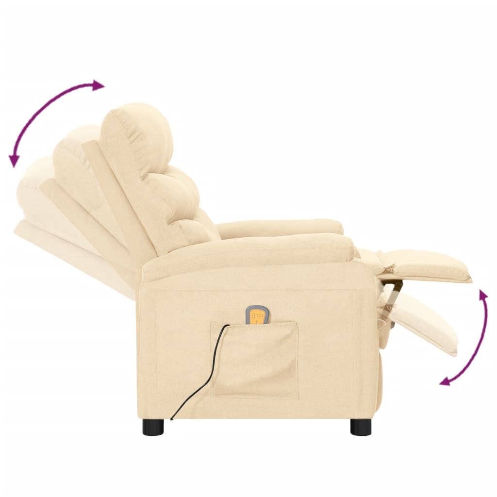 VidaXL Massagestoel Crème - Zo Goed Als Nieuw! 35% Korting