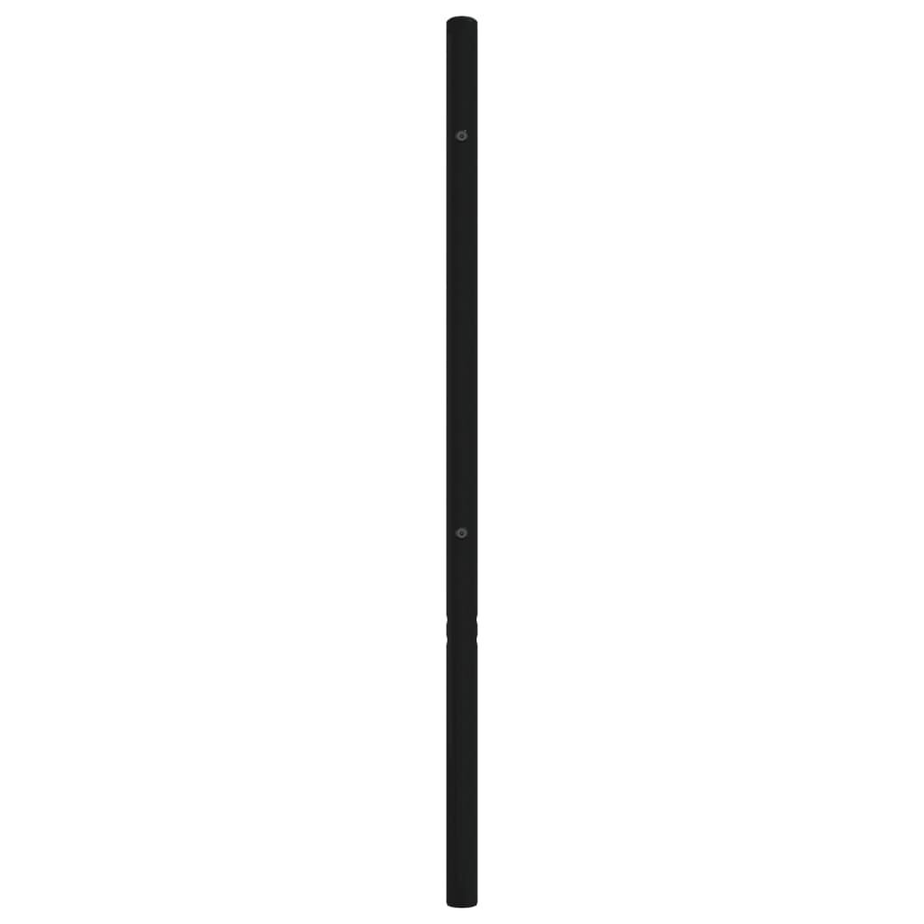 Hoofdbord Metaal Zwart 120cm - 35% Korting! (Retour)