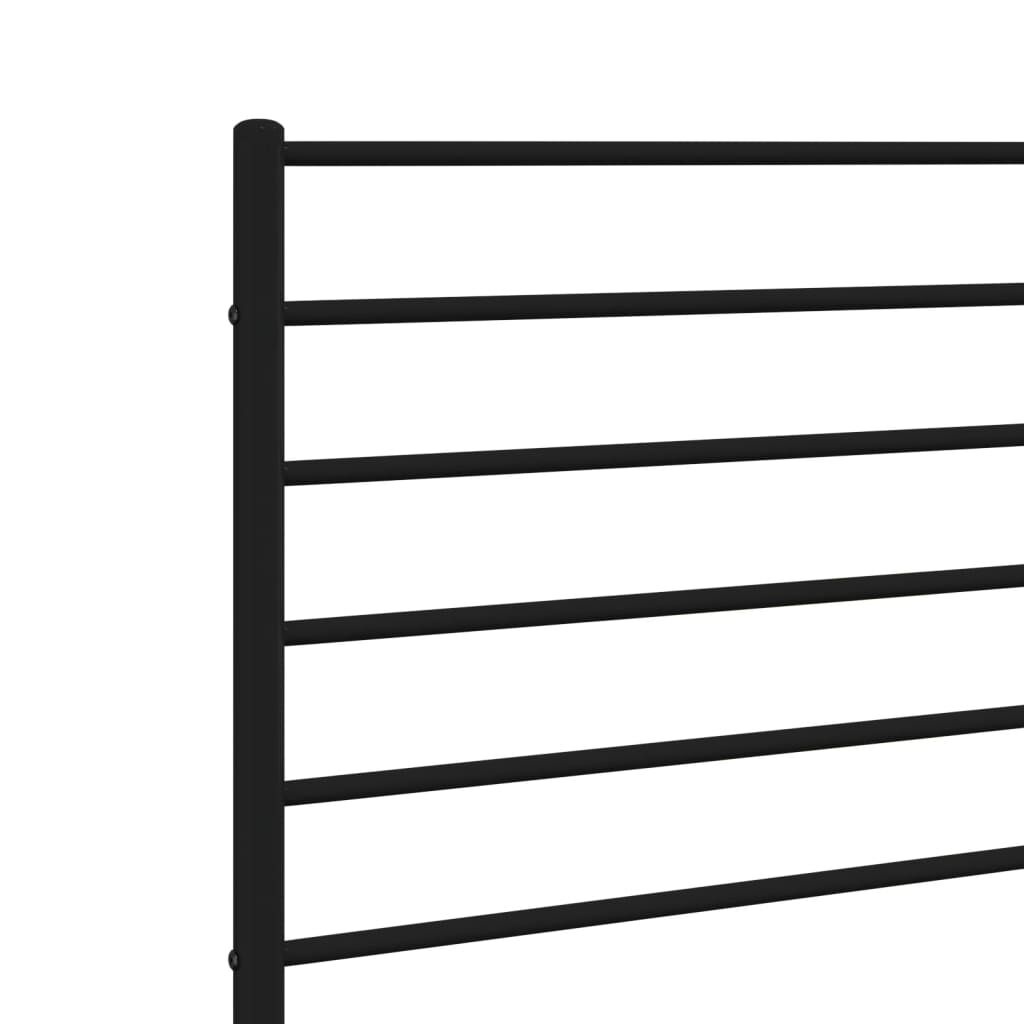Hoofdbord Metaal Zwart 120cm - 35% Korting! (Retour)