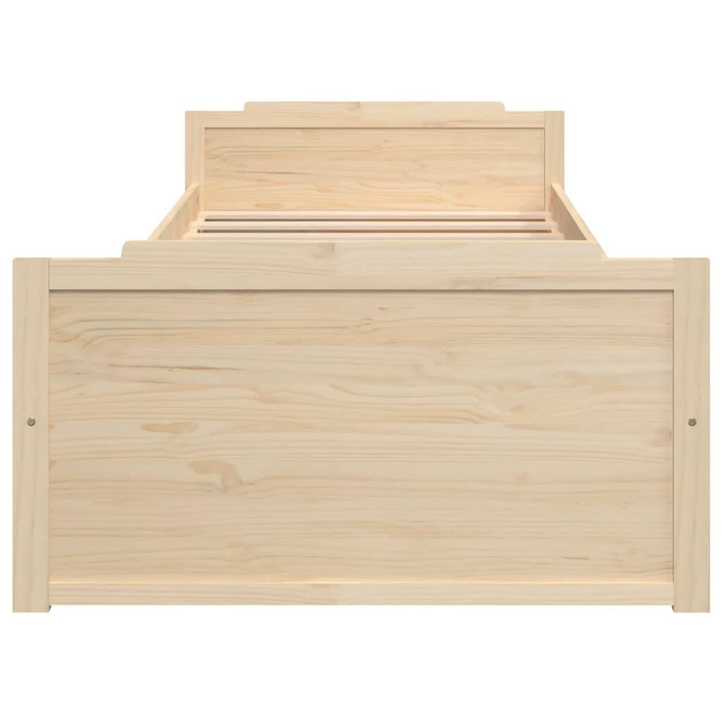 Bedframe Grenenhout 90x200 cm met Lades - 35% Korting!