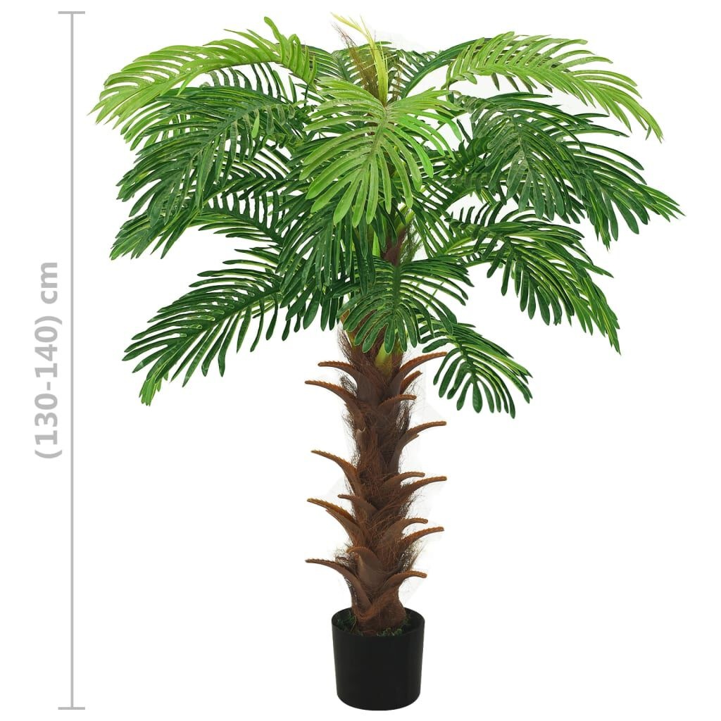 VidaXL Kunst Cycaspalm 140cm Groen - 35% Korting!