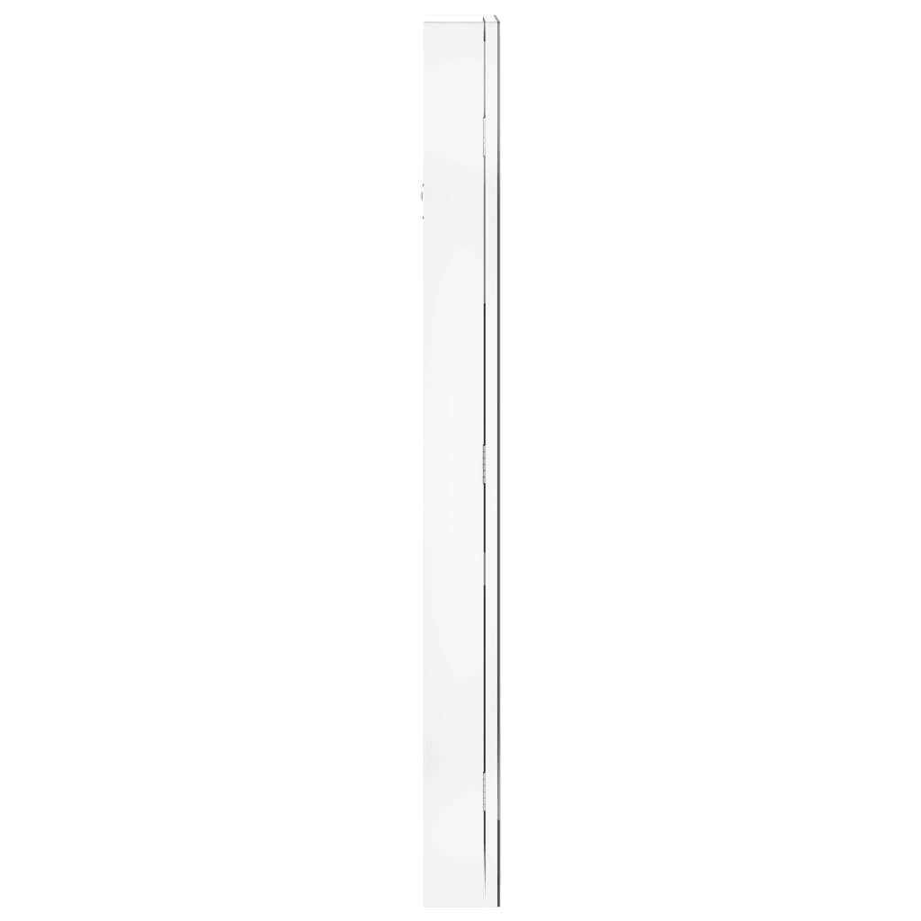 Sieradenkast met Spiegel & LED Wit - 35% Korting!
