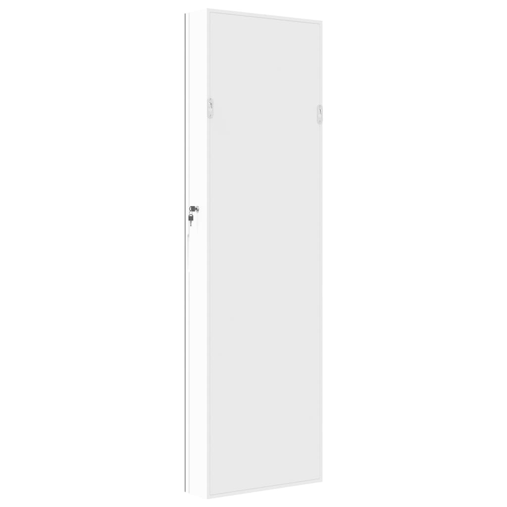 Sieradenkast met Spiegel & LED Wit - 35% Korting!