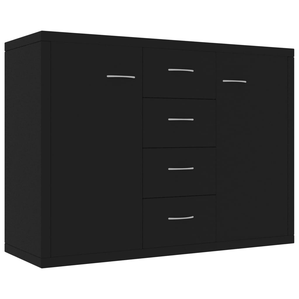 vidaXL Dressoir Zwart 88cm - Topdeal! 35% Korting