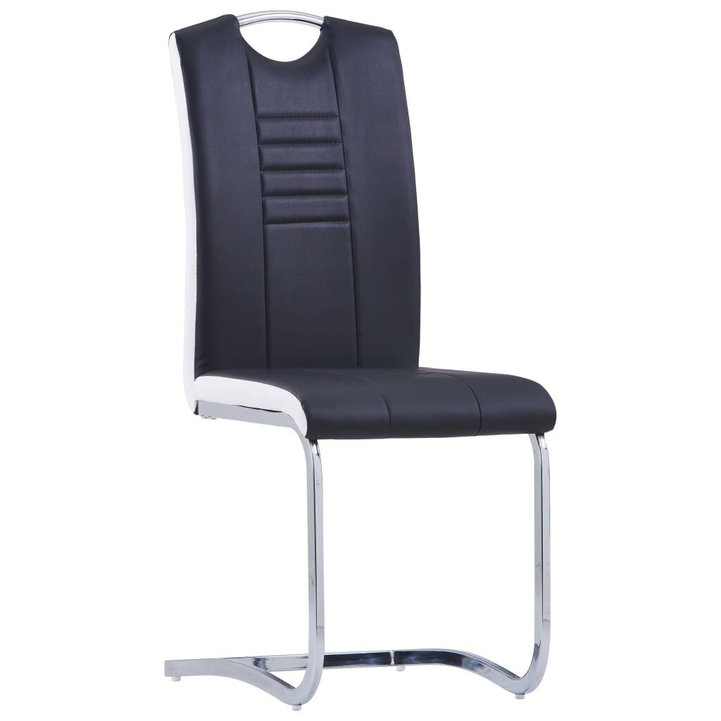 vidaXL Eetkamerstoelen (2) Zwart -35% Korting!