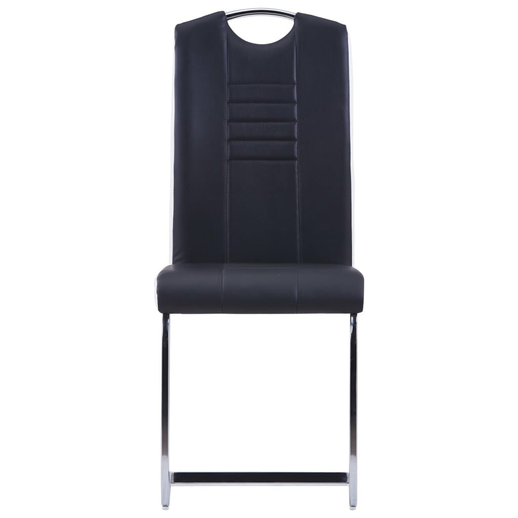 vidaXL Eetkamerstoelen (2) Zwart -35% Korting!