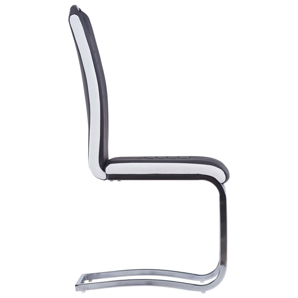 vidaXL Eetkamerstoelen (2) Zwart -35% Korting!