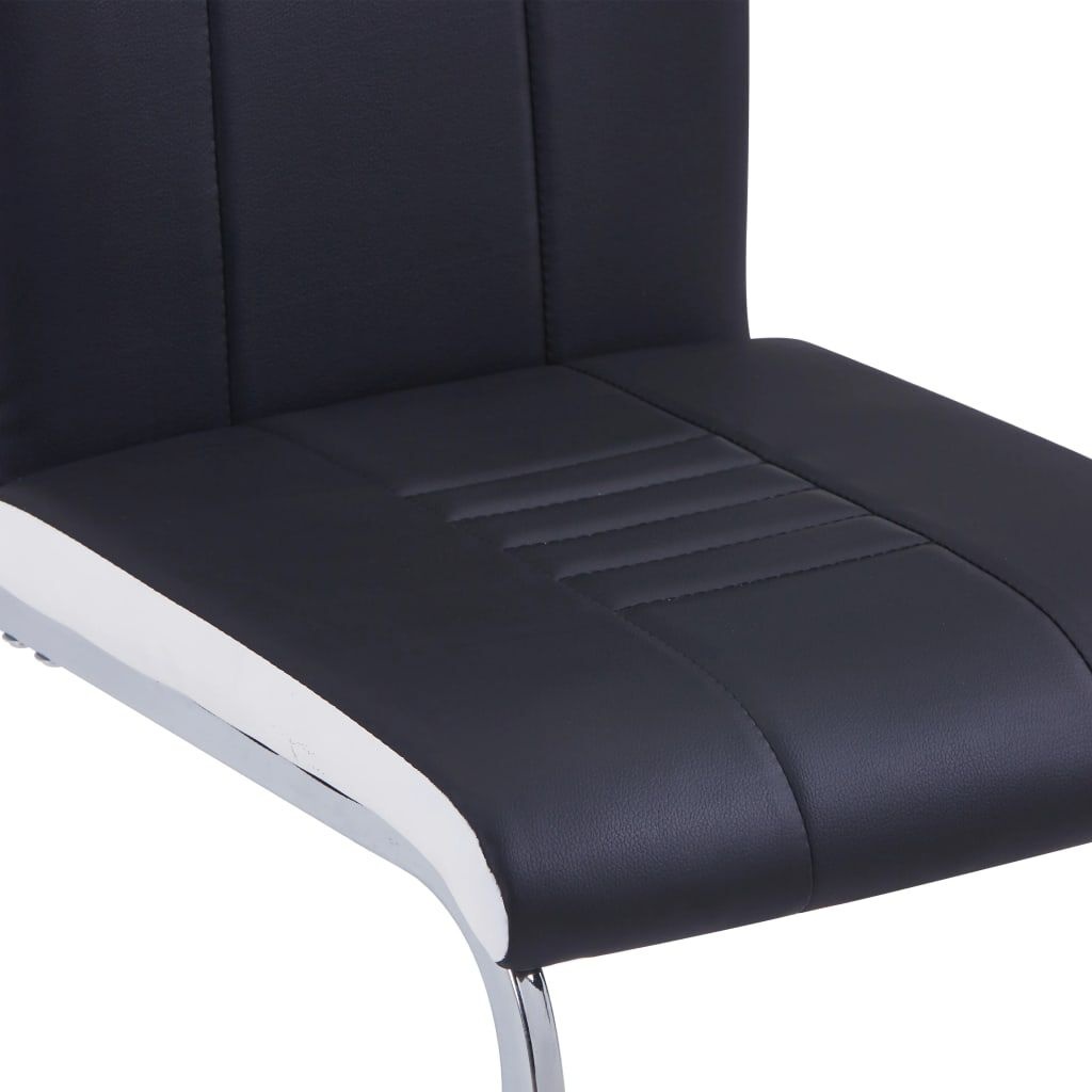 vidaXL Eetkamerstoelen (2) Zwart -35% Korting!