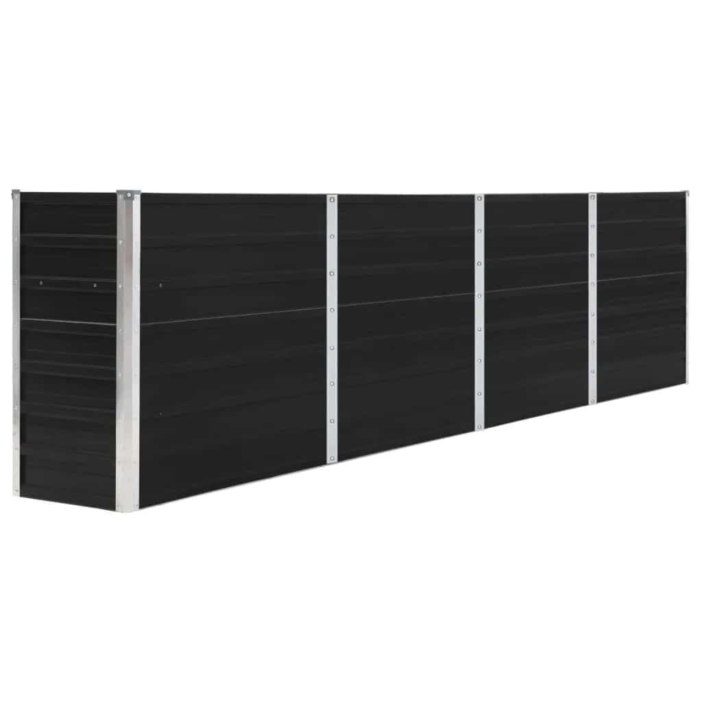 vidaXL Verhoogde Plantenbak 320cm Antraciet - 35% Korting!