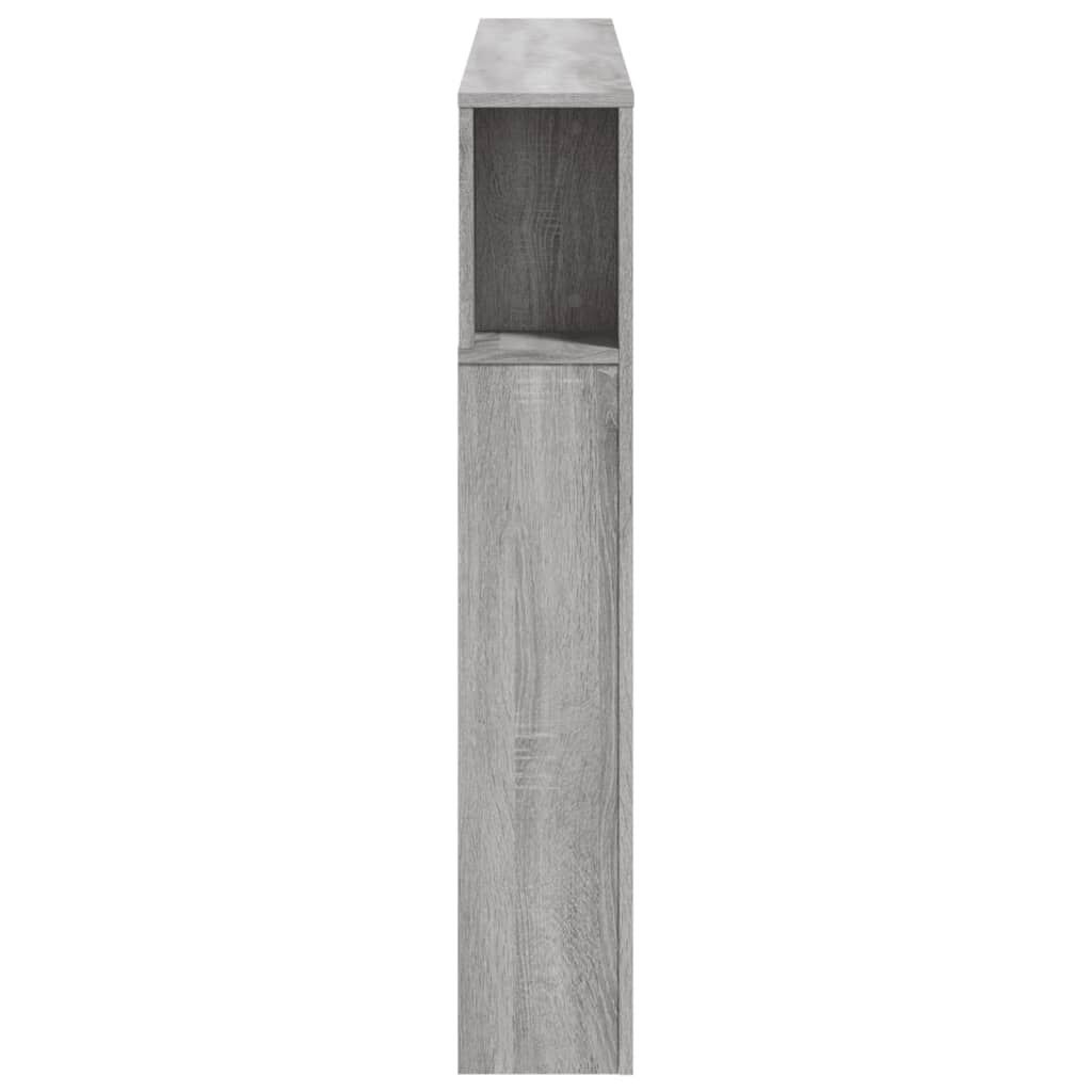 LED Hoofdeinde 140cm Grijs Sonoma - 35% Korting!