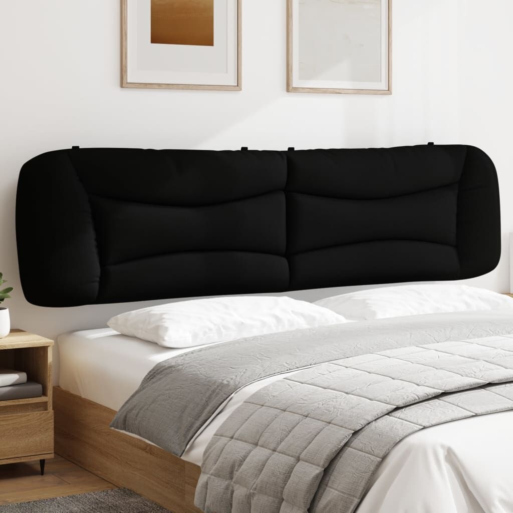 vidaXL Hoofdbordkussen 200cm Zwart - 53% Korting!
