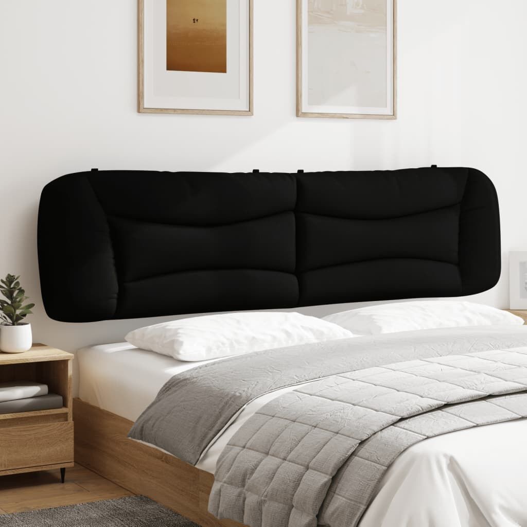 vidaXL Hoofdbordkussen 200cm Zwart - 53% Korting!