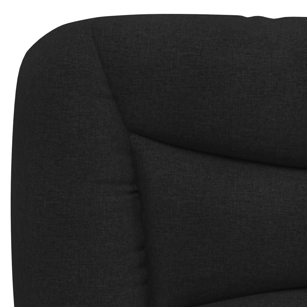 vidaXL Hoofdbordkussen 200cm Zwart - 53% Korting!