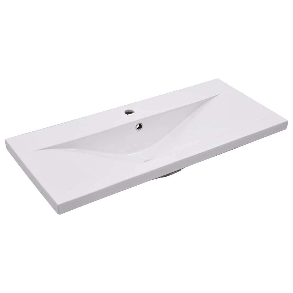 vidaXL Inbouwwastafel Wit 91cm - 41% Korting!