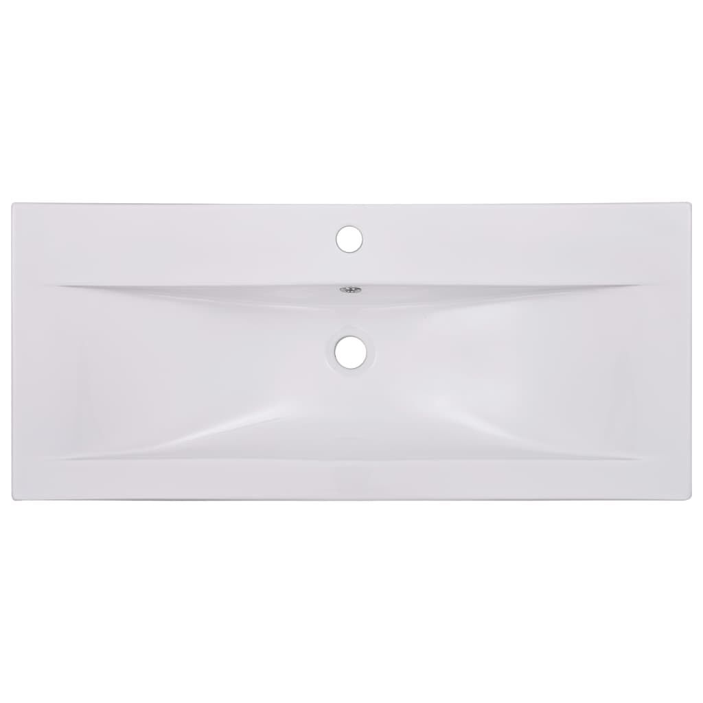 vidaXL Inbouwwastafel Wit 91cm - 41% Korting!