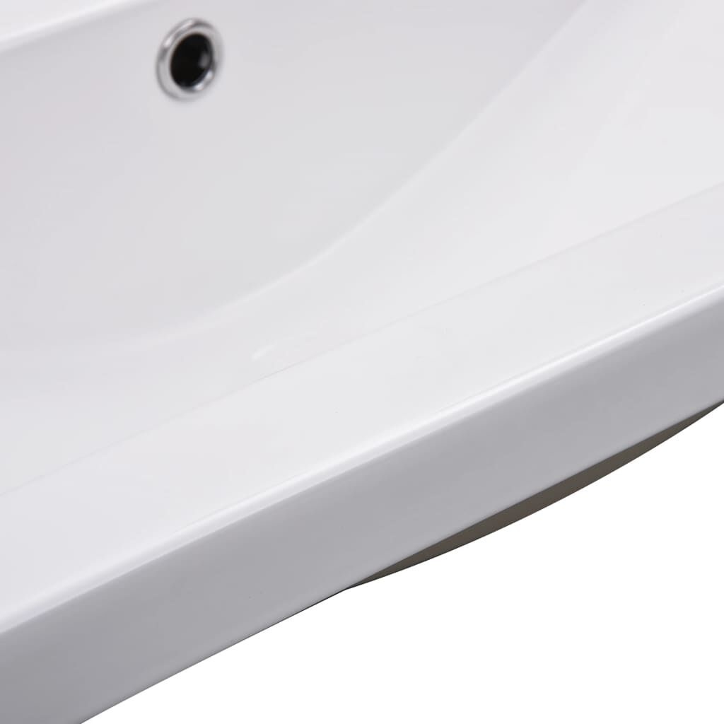 vidaXL Inbouwwastafel Wit 91cm - 41% Korting!