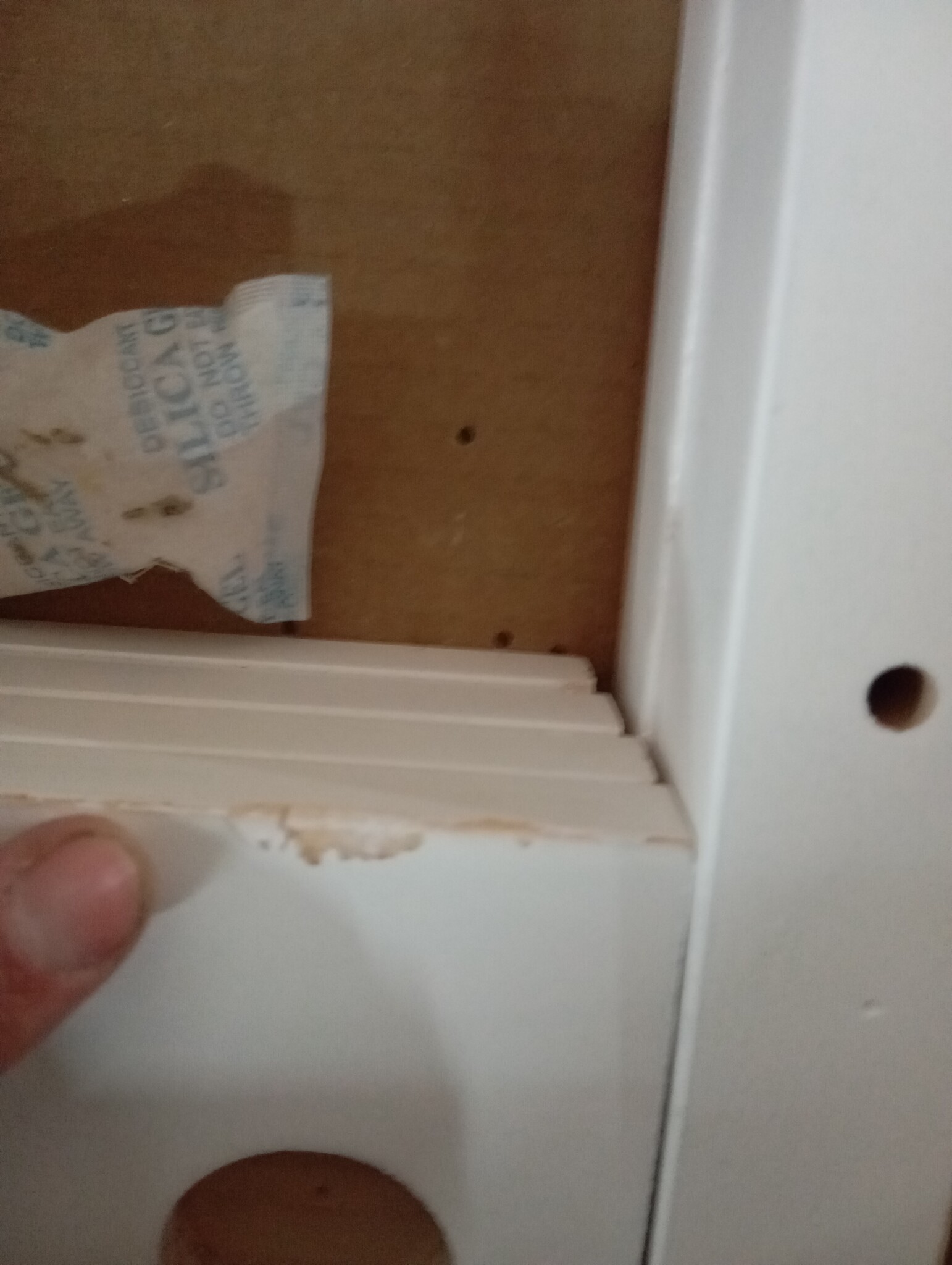 Grenen Bedframe 120x190 Wit - 60% Korting! (Krasjes/Deukjes)
