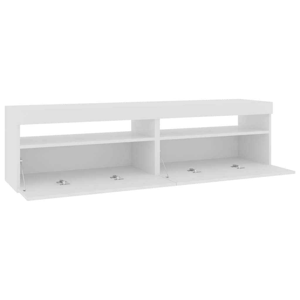 vidaXL TV Meubels (2x) LED Wit 75cm - 35% Korting! Beschadigd