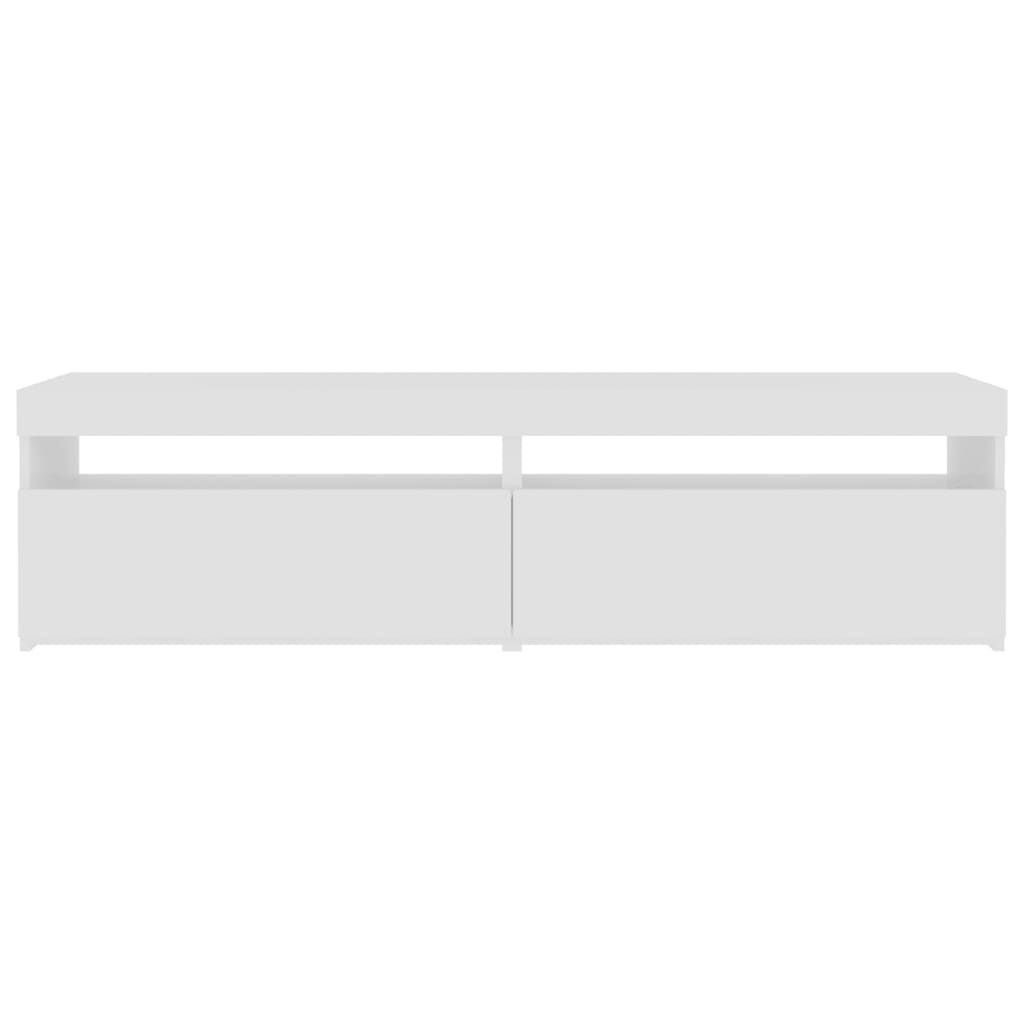 vidaXL TV Meubels (2x) LED Wit 75cm - 35% Korting! Beschadigd