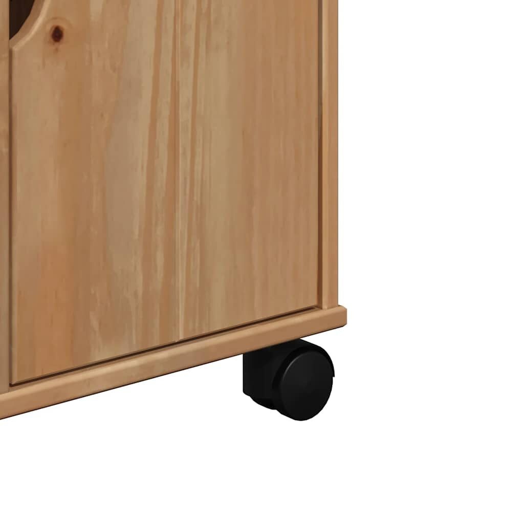 vidaXL Keukentrolley Grenen - 59x45x80cm - Gebruikssporen - 35% Korting!