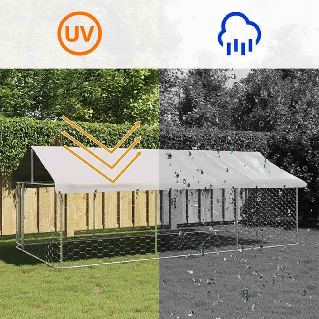 Hondenkennel Buiten 400x200x150cm - 35% Korting!