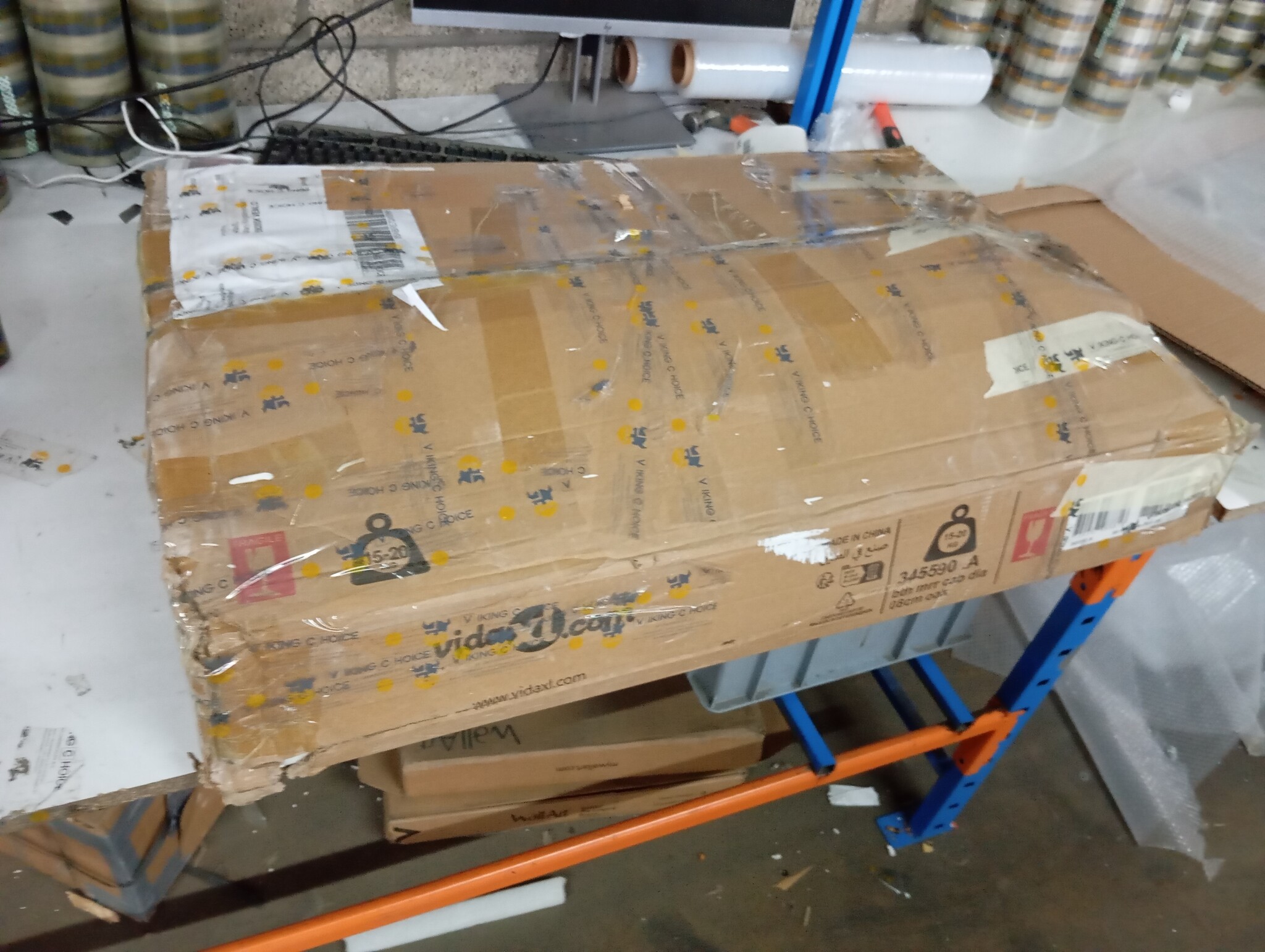 vidaXL Badkamerkast met Spiegel & LED Eiken -64% Korting!