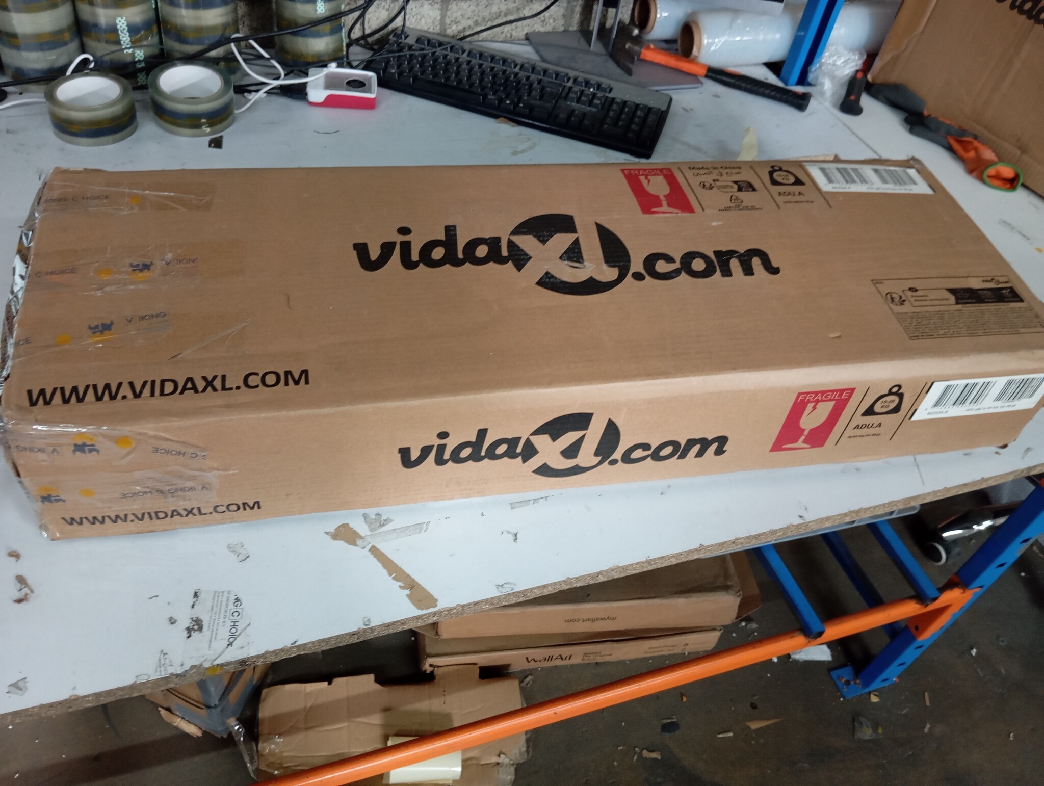 vidaXL Hangkast Lyon Wit - 80x31x60cm - 70% Korting!