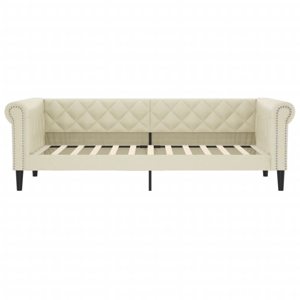 vidaXL Slaapbank Crème 90x200 - 35% Korting!