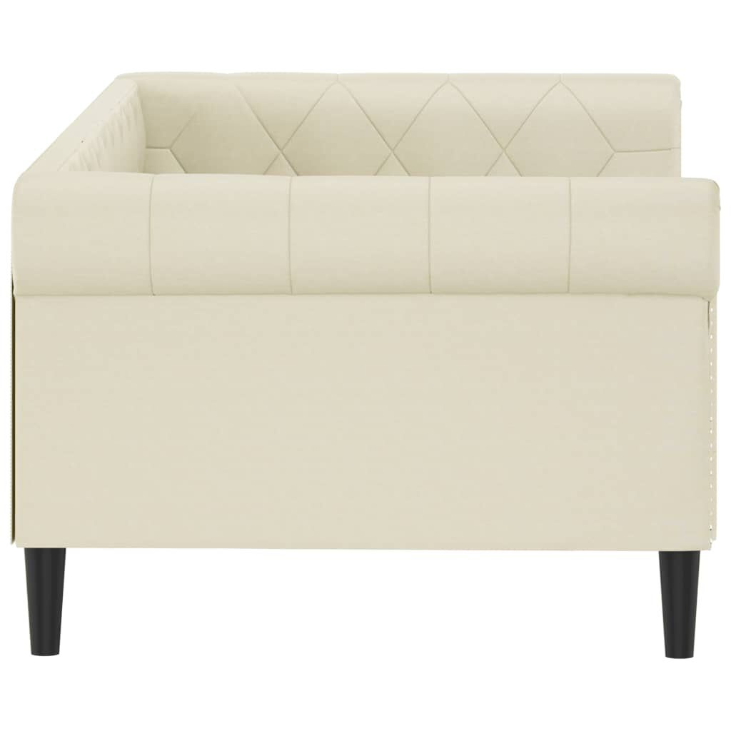vidaXL Slaapbank Crème 90x200 - 35% Korting!