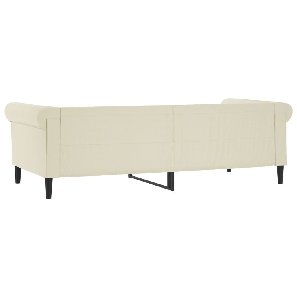 vidaXL Slaapbank Crème 90x200 - 35% Korting!