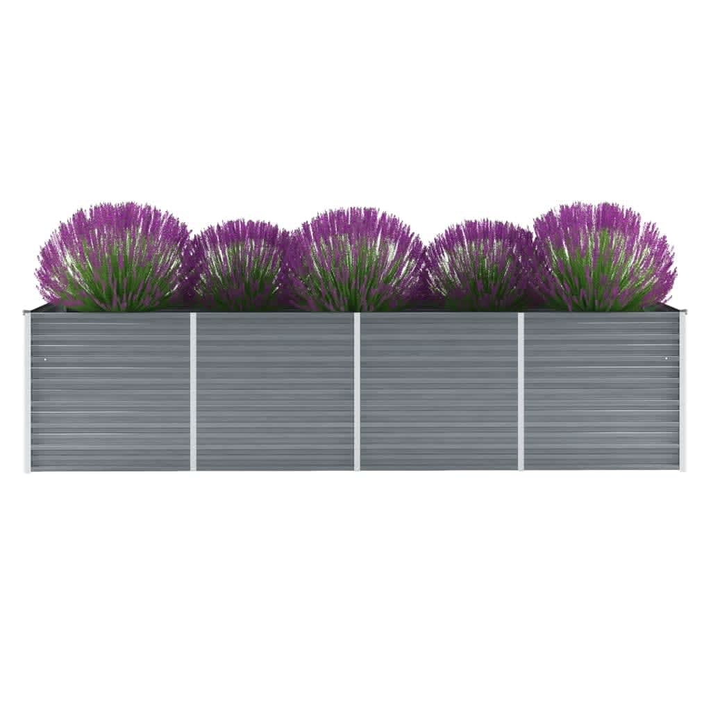VidaXL Verhoogde Plantenbak 320cm Grijs -35% Korting!