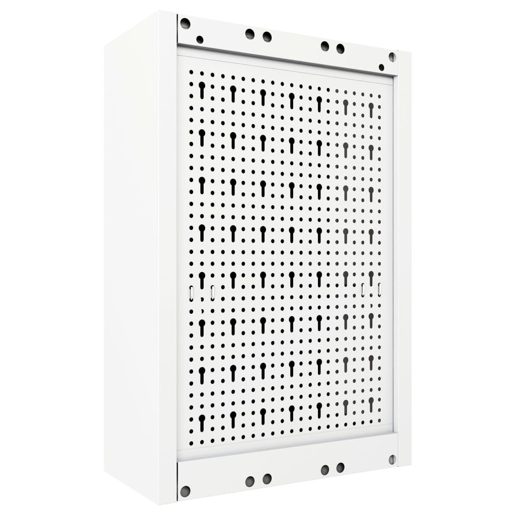 vidaXL Gereedschapskast Wand - Grijs/Zwart - 35% Korting!