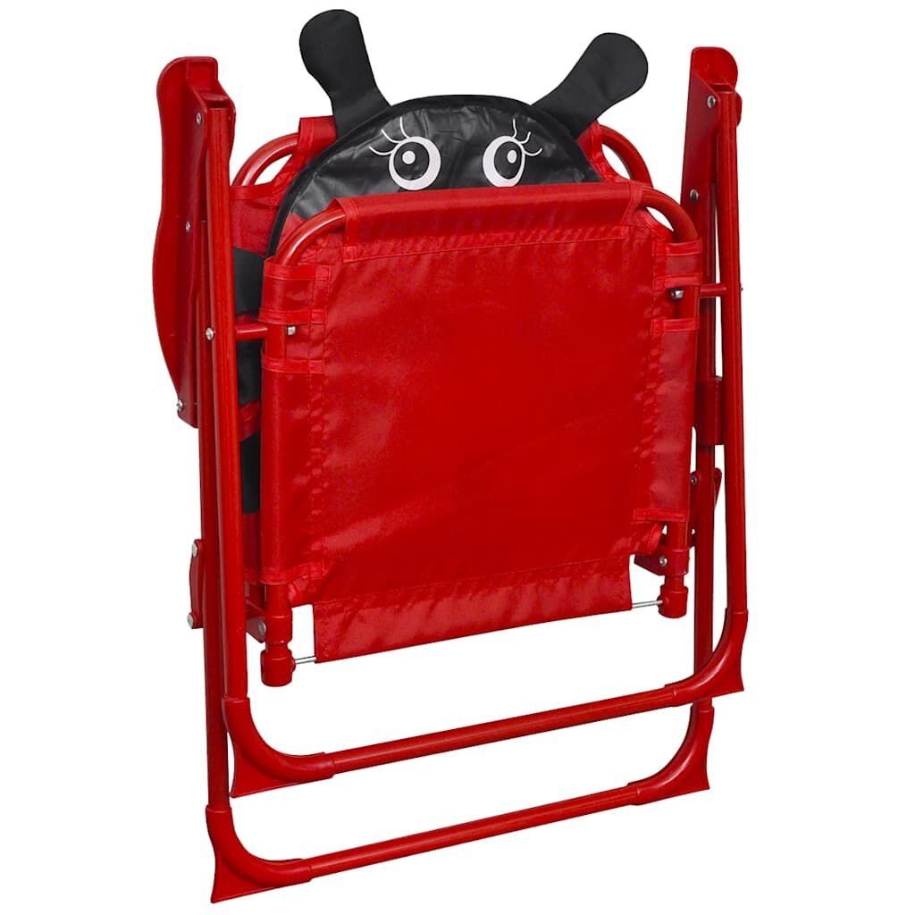 vidaXL Bistroset Kinderen Rood m. Parasol -35%