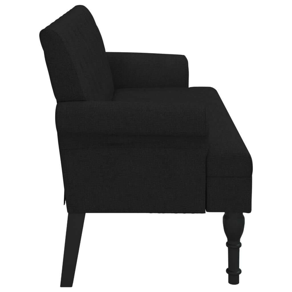vidaXL Bankje Zwart - Rugleuning - 35% Korting!