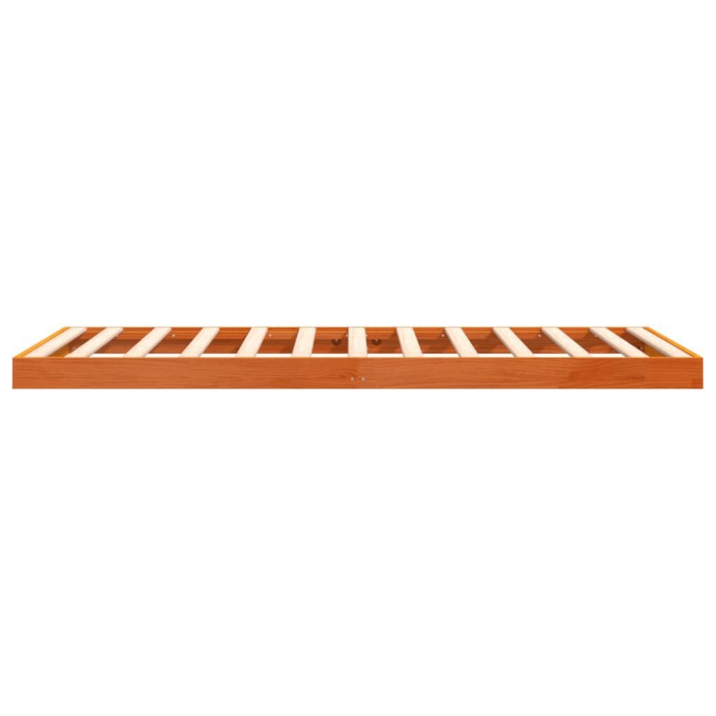 Grenen Bedframe 90x190 cm Wasbruin - 62% Korting!