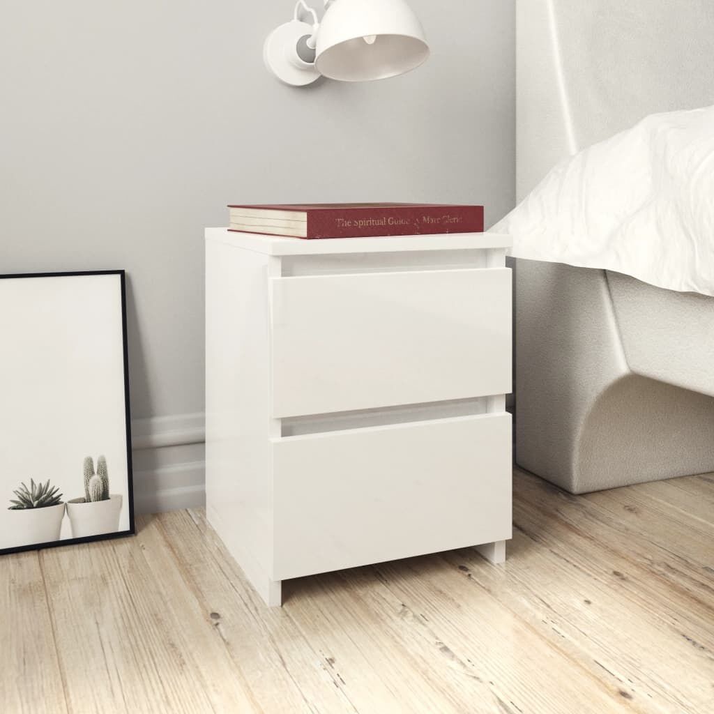 Nachtkastjes (2x) Hoogglans Wit - 35% Korting!