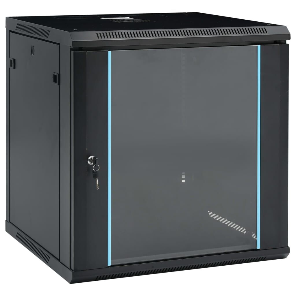 VidaXL Netwerkkast 12U 19" - 35% Korting! Muurmontage