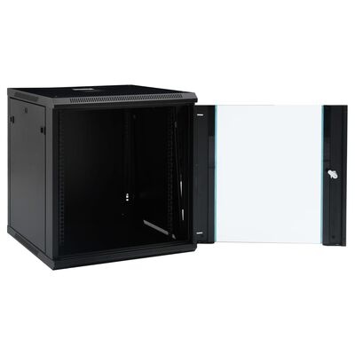 VidaXL Netwerkkast 12U 19" - 35% Korting! Muurmontage