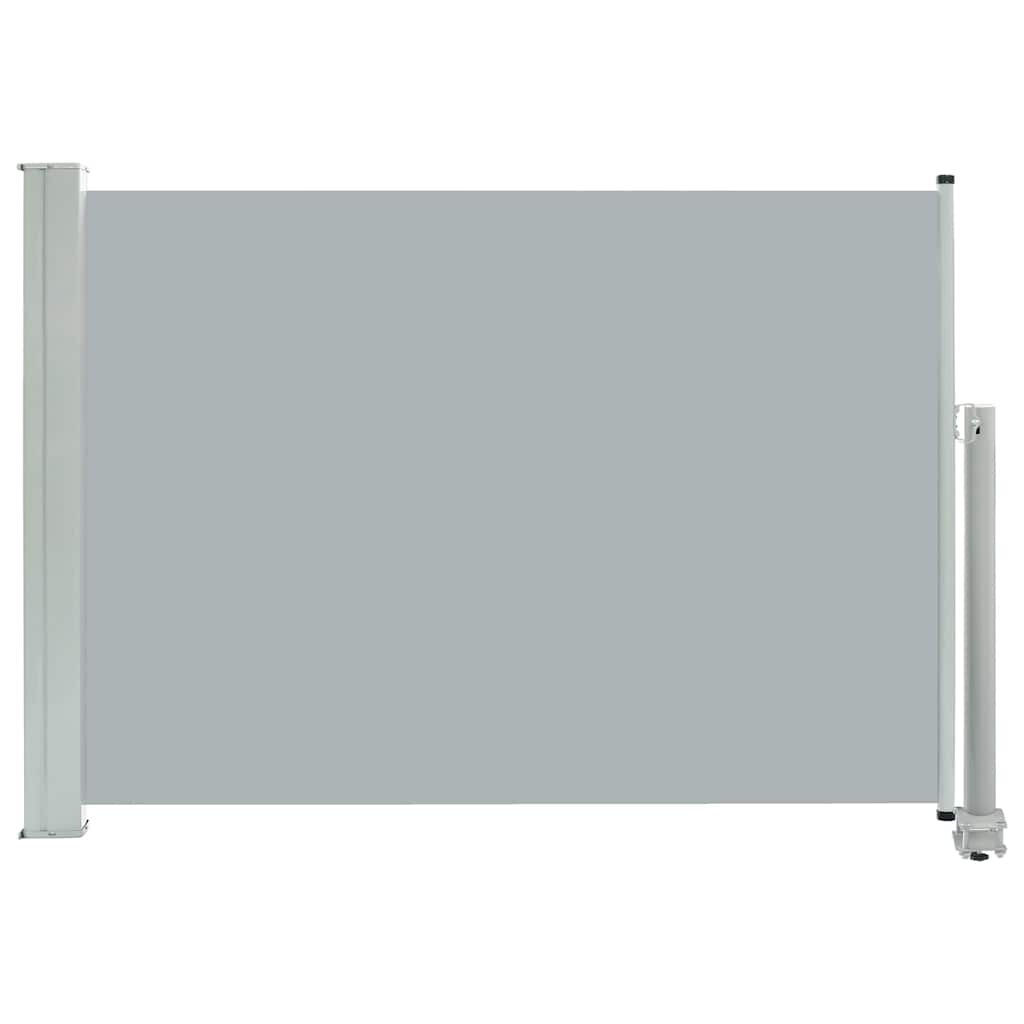 vidaXL Uittrekbaar Tuinscherm Grijs 80x300cm - 35% Korting!