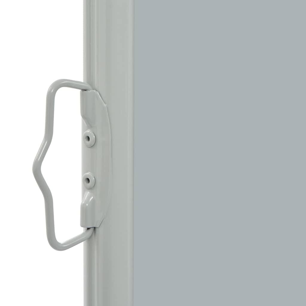 vidaXL Uittrekbaar Tuinscherm Grijs 80x300cm - 35% Korting!