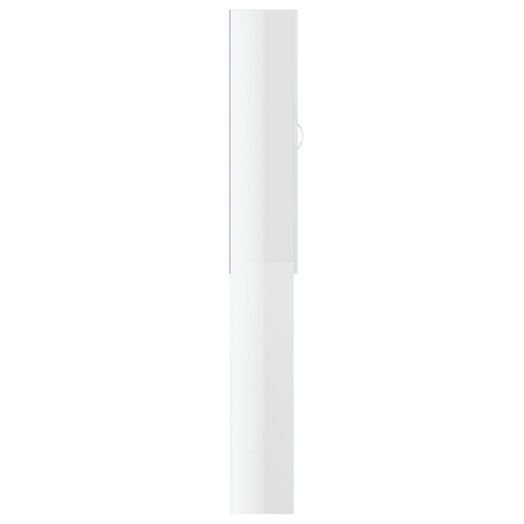 vidaXL Wasmachinekast Hoogglans Wit - 35% Korting!