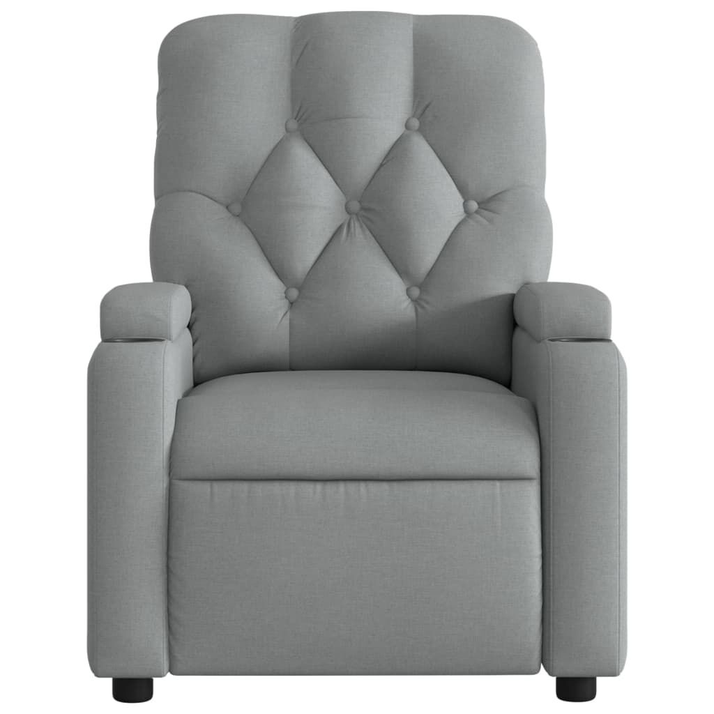 vidaXL Verstelbare Fauteuil Lichtgrijs - 35% Korting!