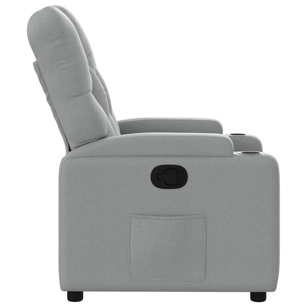 vidaXL Verstelbare Fauteuil Lichtgrijs - 35% Korting!