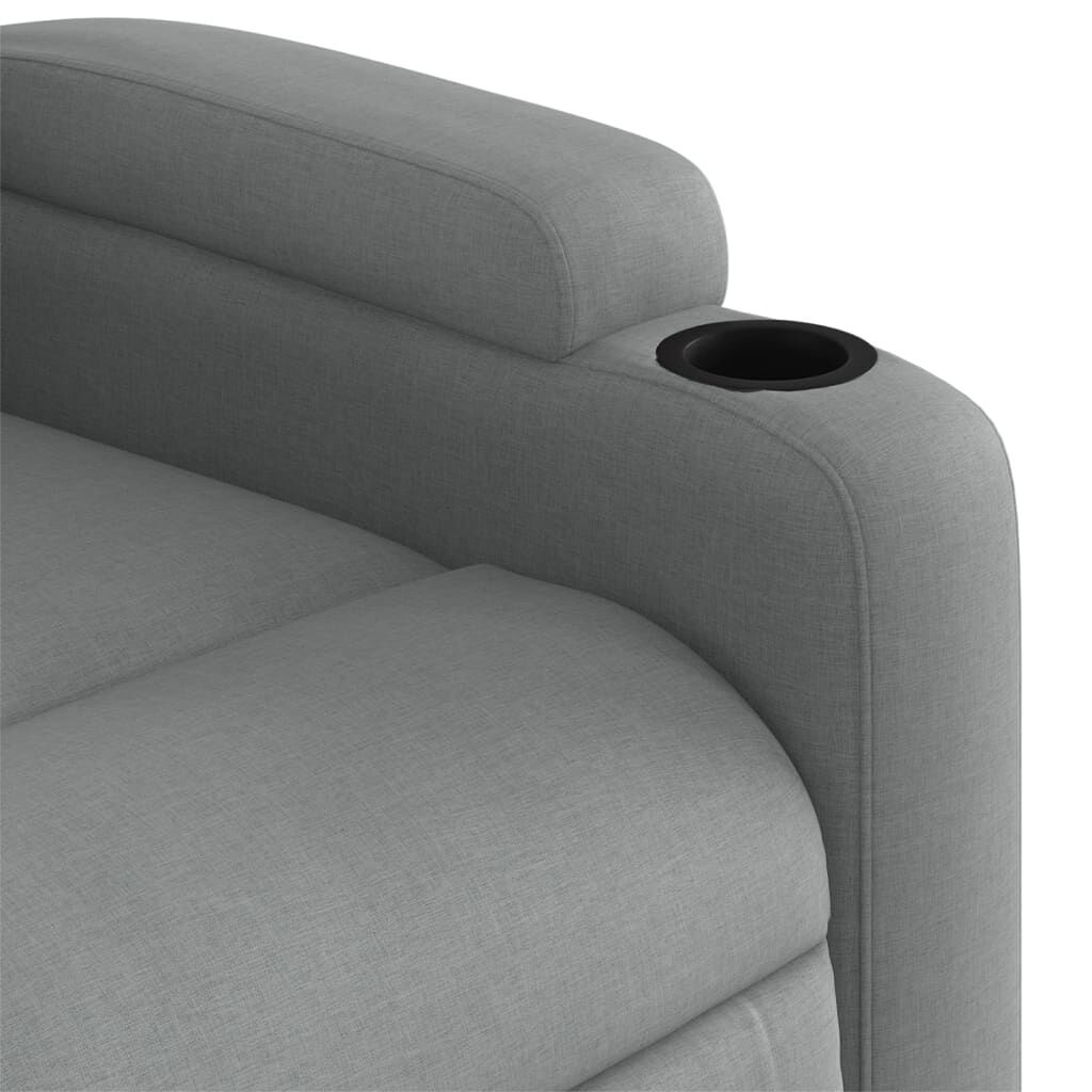 vidaXL Verstelbare Fauteuil Lichtgrijs - 35% Korting!