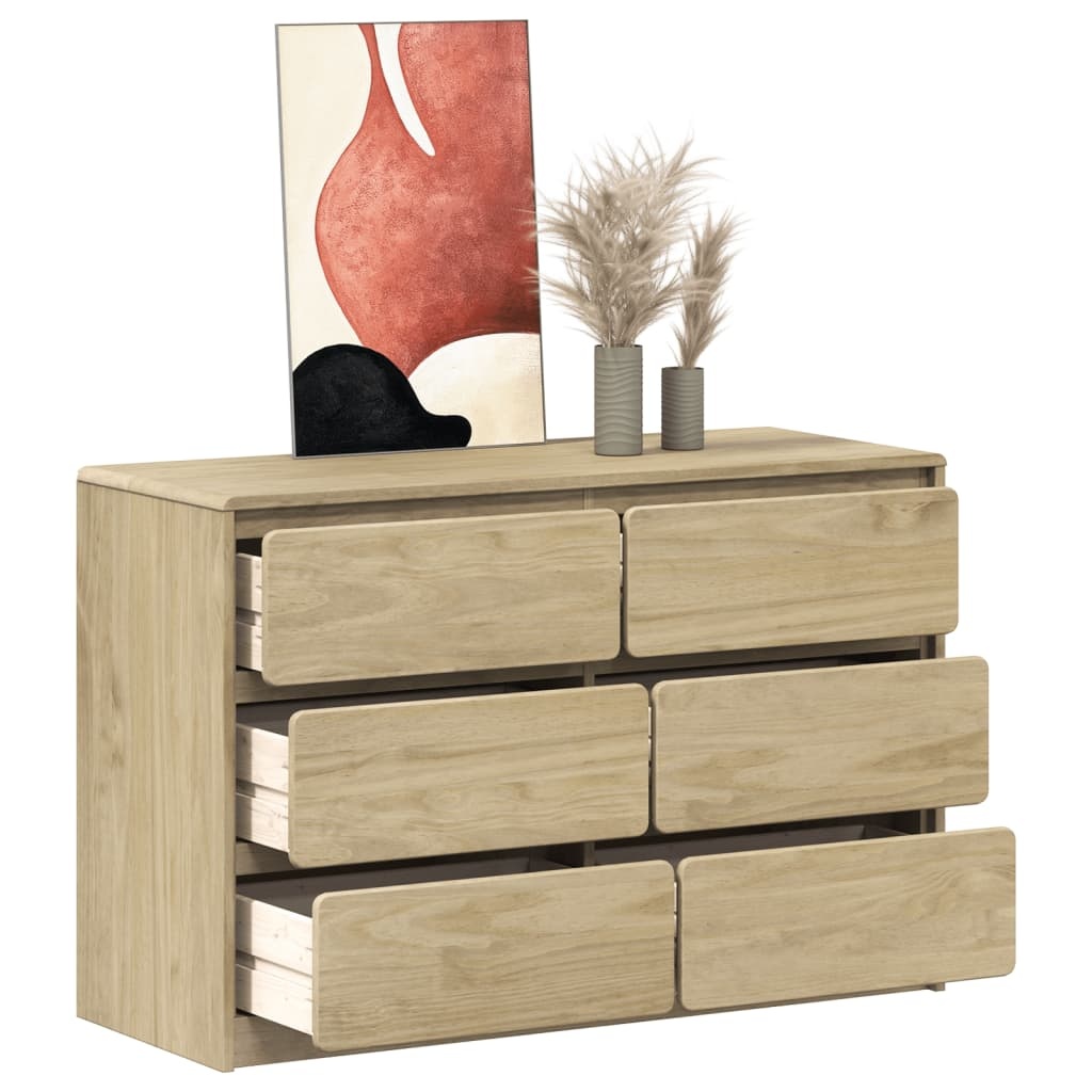 vidaXL Ladekast Grenenhout Eiken - 35% Korting!