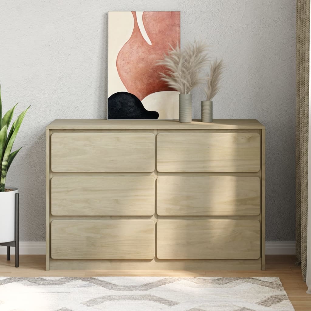 vidaXL Ladekast Grenenhout Eiken - 35% Korting!