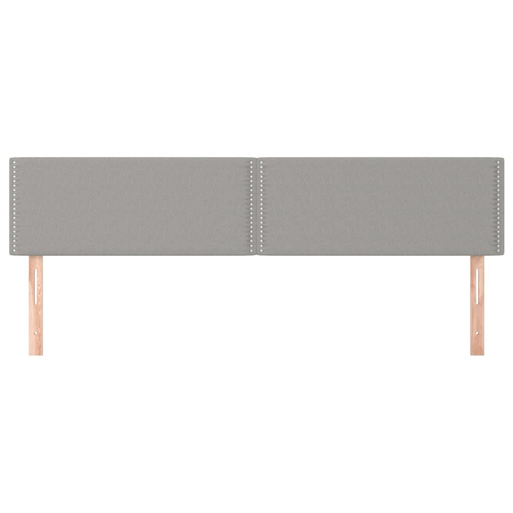 2x Lichtgrijze Hoofdborden 90cm - Nu 35% Korting!